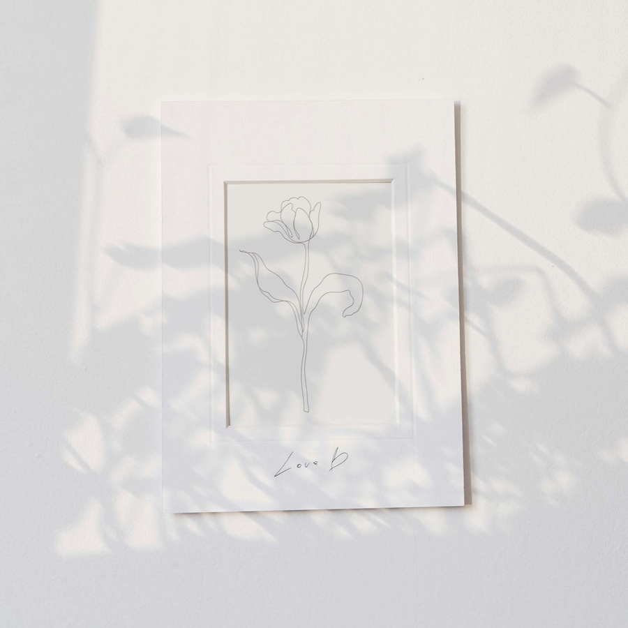 Passe partout 40x40 (30x30) LUCA Q5102 SNOW WHITE BIAŁY