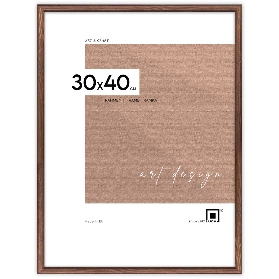 Galeria ścienna PRESTO 4 GF0003. Zestaw brązowych ramek na ścianę