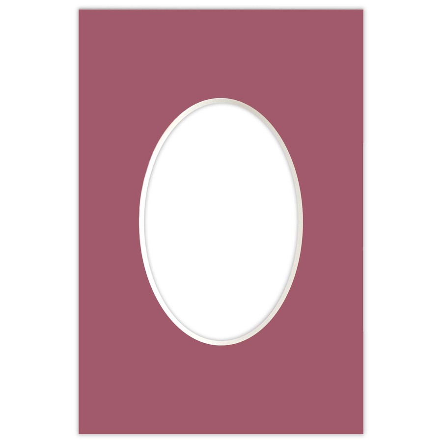 Passe partout 10x15 (6x9) owal róż wenecki - Luca Q5704