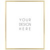 Ramka aluminiowa ROYALL Złote 40x50 cm