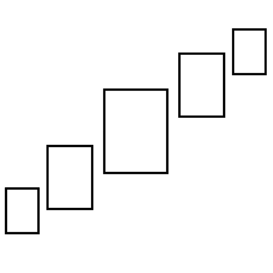 Zestaw ramek PINIA 3 GF0031 R- galeria ramek na 5 zdjęć