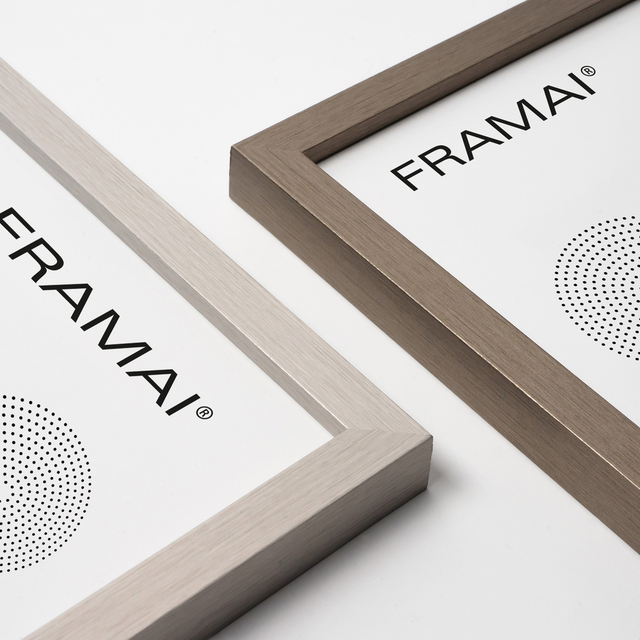 Srebrna ramka na zdjęcia LUX ST w rozmiarze 30x40 cm