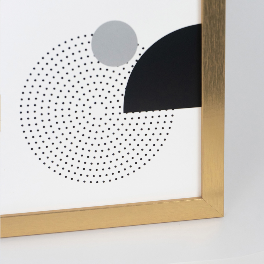 Złota ramka HEN Z 70x100 cm