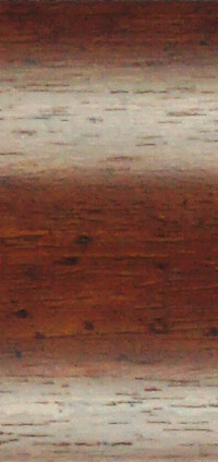 Rama do obrazów, zdjęć oraz luster na wymiar LUCA #1856. Szeroka nowoczesna, drewniana oprawa - półowal kolor brązowy