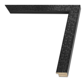 Ramka na zdjęcia, plakaty, lustra na wymiar LUCA #2378. Współczesna, mozaika, drewniana oprawa - panel, kolor czarny