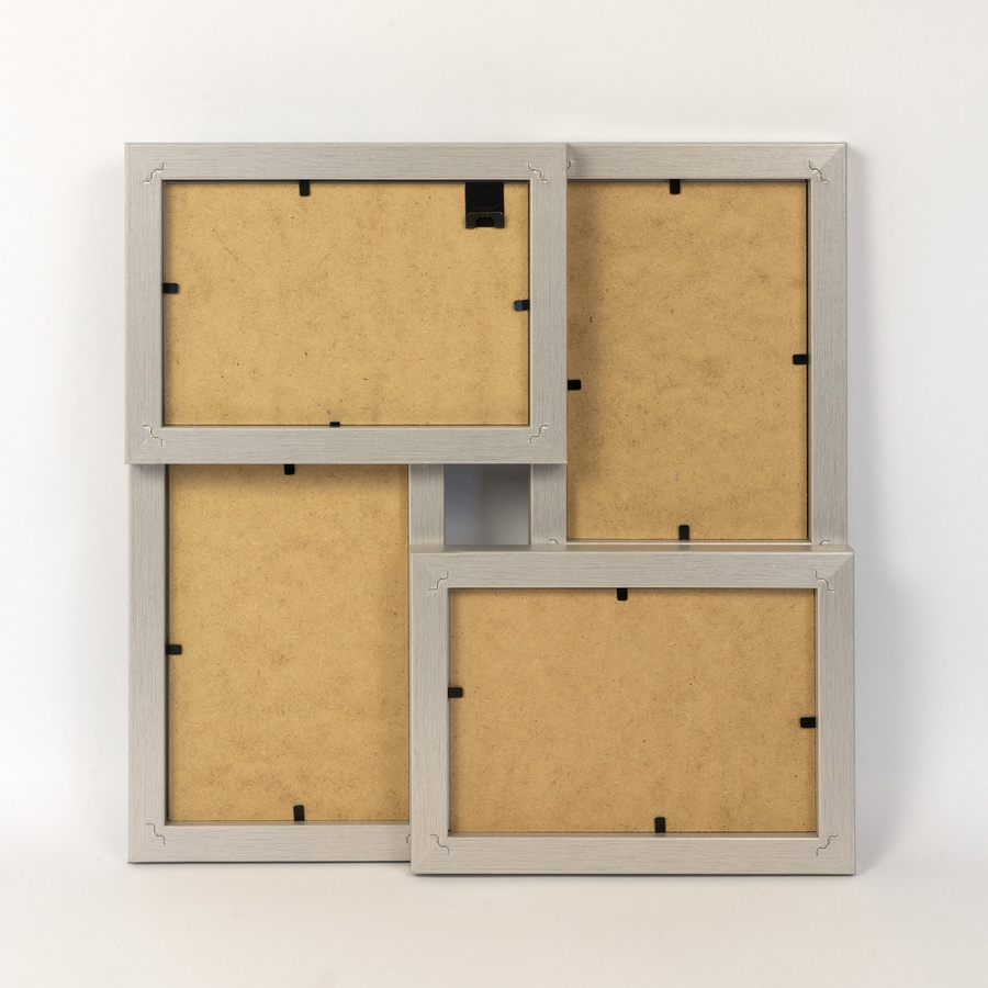 Multirama HEN SILVER zestaw ramek 4 X 10x15 cm srebrna