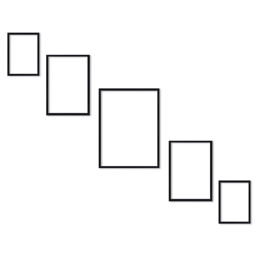 Zestaw ramek PINIA 2 GF0031 L- galeria ramek na 5 zdjęć