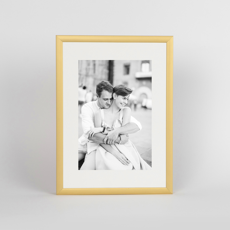 Ramka aluminiowa ROYALL Złote 15x20 cm