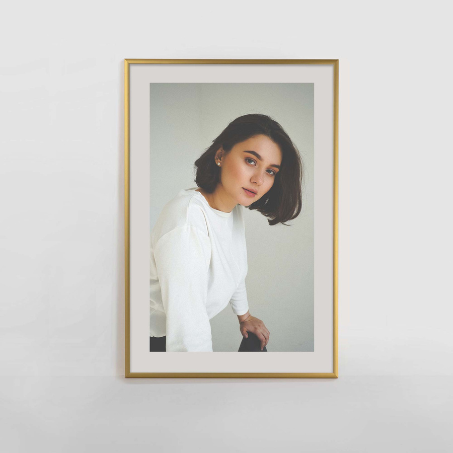 Ramka aluminiowa ROYALL Złota 40x60 cm