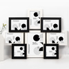 Multirama w czarno-białym kolorze MULTI HEN 1-2 na 8 zdjęć ramka na zdjęcia