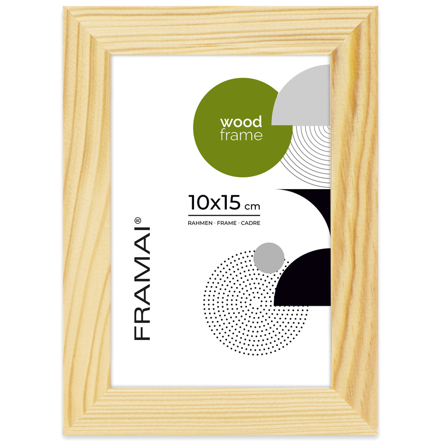 Ramka z drewna surowego na zdjęcia RAW 10x15 cm