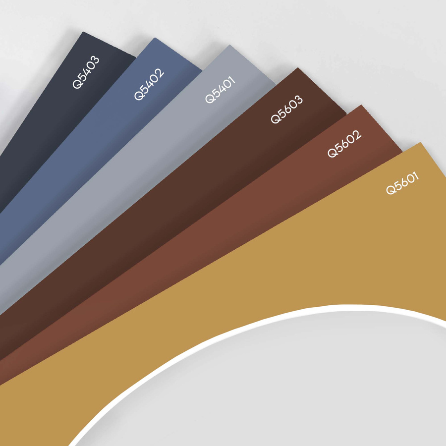 Passe partout 15x21 (10x15) OWAL BRĄZOWE CHOCOLATE - LUCA Q5603