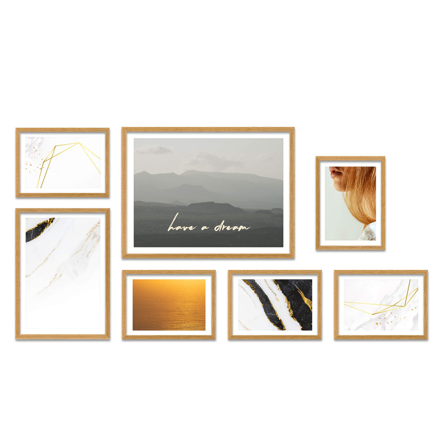 Zestaw ramek PINIA 00 GF0023 - galeria ramek na 7 zdjęć