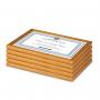 Zestaw ramek drewnianych DIPLO 2865 5 szt. - kolor naturalne drewno