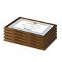 Zestaw ramek drewnianych PRESTO 2842 PAK 5 szt. - kolor brązowy