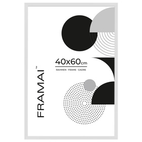 Biała ramka na zdjęcia  w rozmiarze 40x60 cm