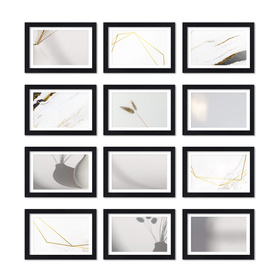 Zestaw ramek  PINIA 2 GF0026 - galeria ramek na 12 zdjęć