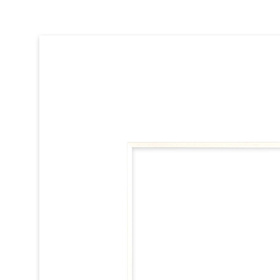 Passe partout 13x18 (10x15) BIAŁY SUPER WHITE LUCA Q5101