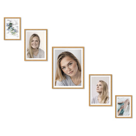 Zestaw ramek  PINIA 00 GF0031 L- galeria ramek na 5 zdjęć