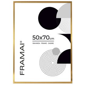 Złota ramka na zdjęcia KEA Z w rozmiarze 50x70 cm