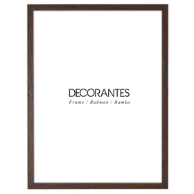 Brązowa ramka na zdjęcia FDM 6 w rozmiarze 30x40 cm